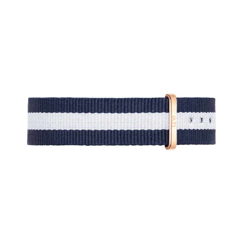 Daniel Wellington Glasgow Strap Rose Gold 20mm Watch Band DW00200004