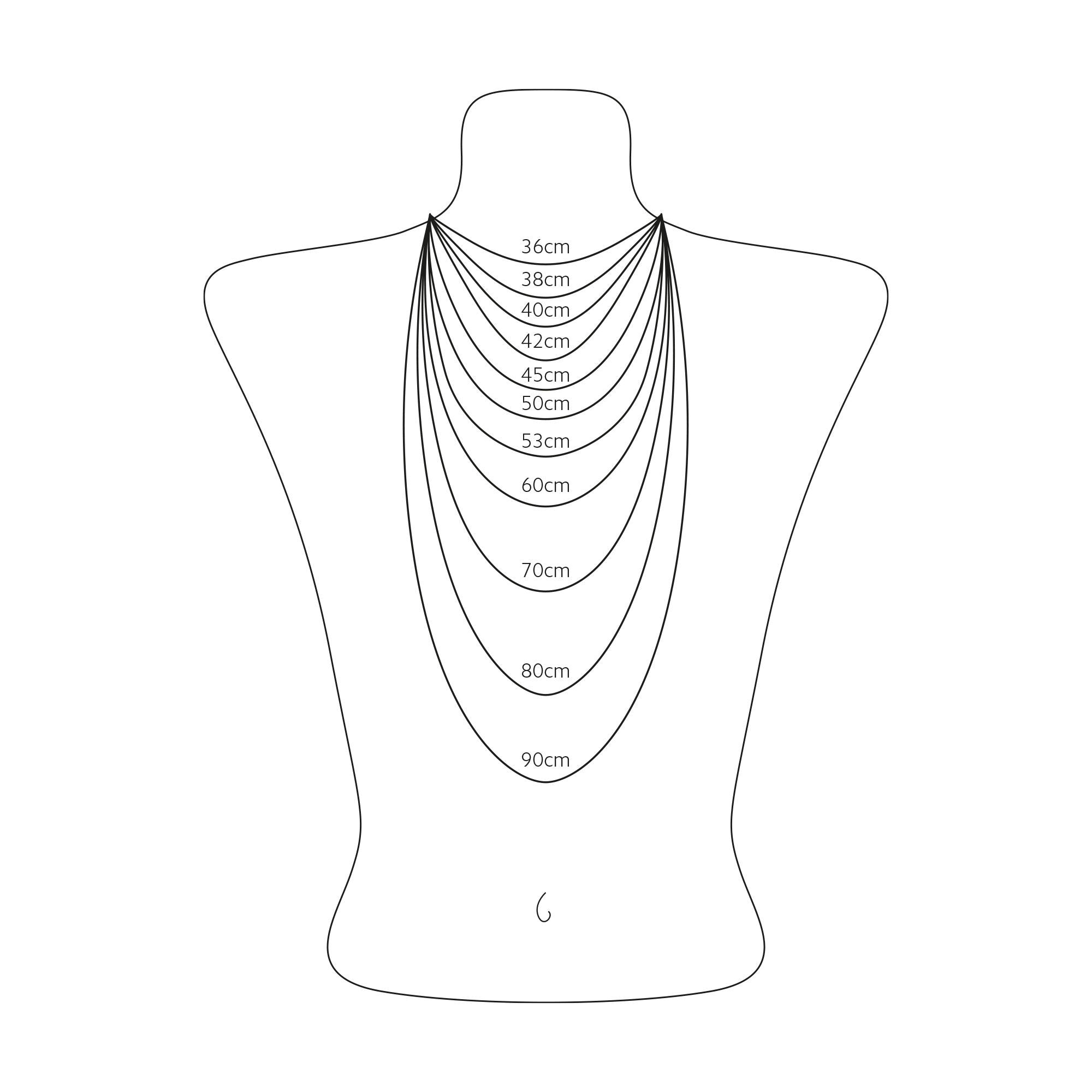 THOMAS SABO Necklace with letter pendant P and white zirconia - gold
