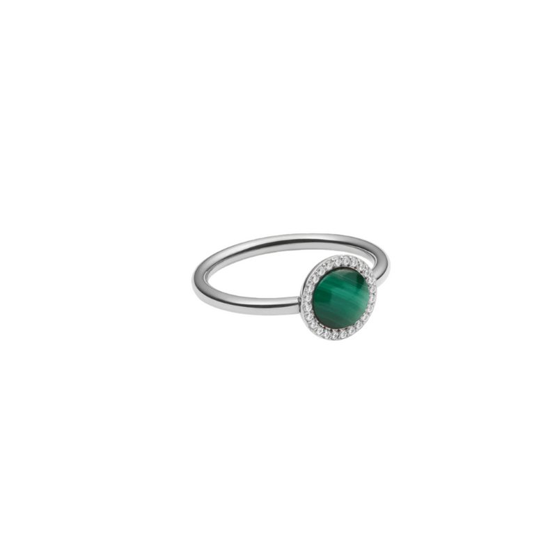 Daniel Wellington Audrey Malachite Silver Ring