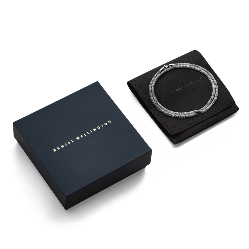 Daniel Wellington Tide Mesh Silver Necklace DW00401098