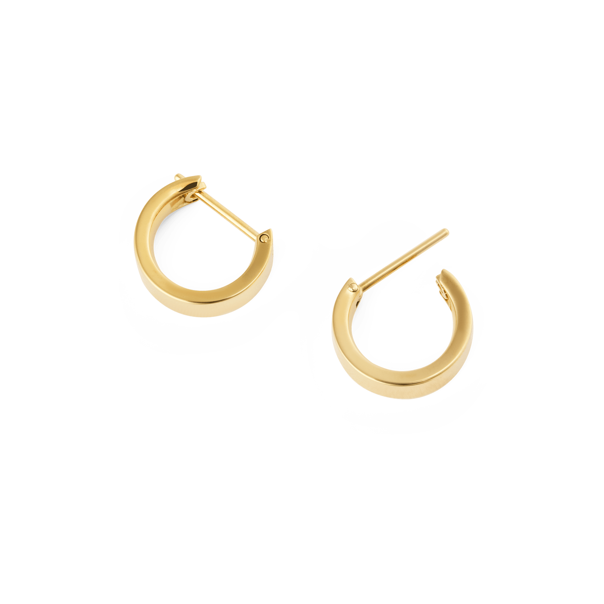 Daniel Wellington Line Earrings Polished Gold 3.5mm