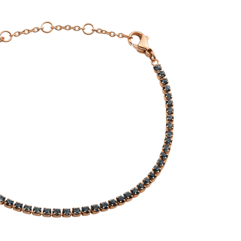 Daniel Wellington Classic Tennis Nightfall Rose Gold Bracelet DW00401109