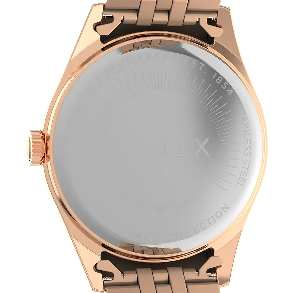 Timex Legacy Rose Gold Stainless Steel Quartz Watch TW2W32200