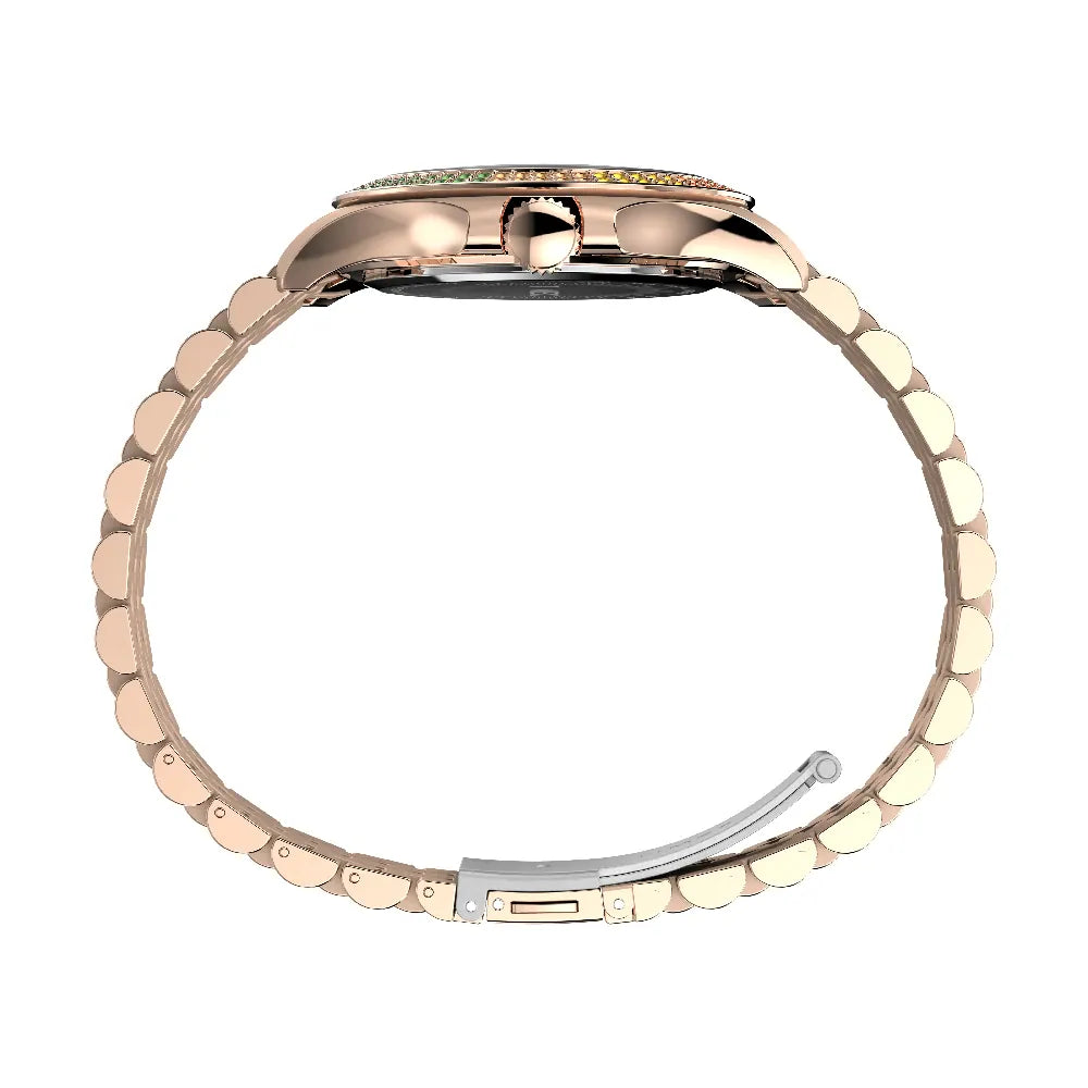 Timex Trend Kaia Rose Gold Stainless Steel Quartz Watch TW2W34200