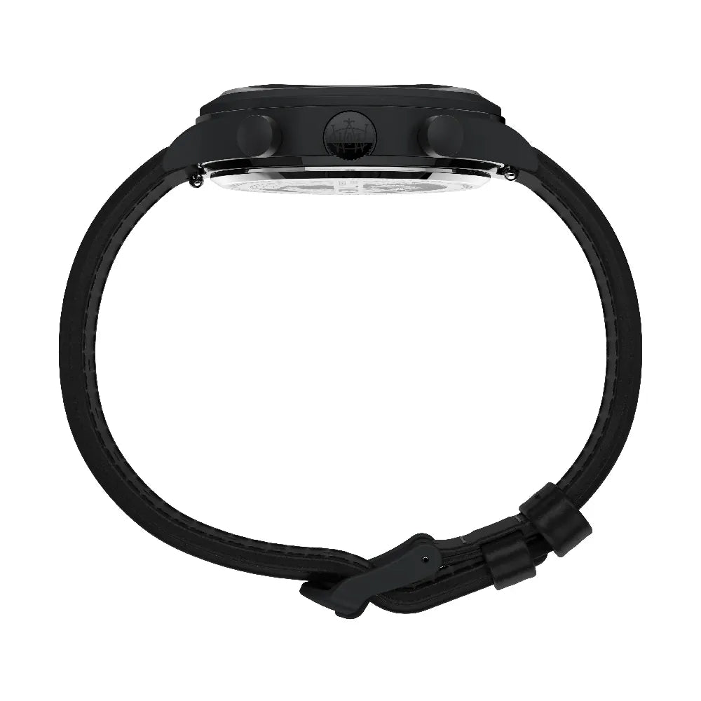 Timex Waterbury Traditional Black Leather Strap Watch TW2W48000
