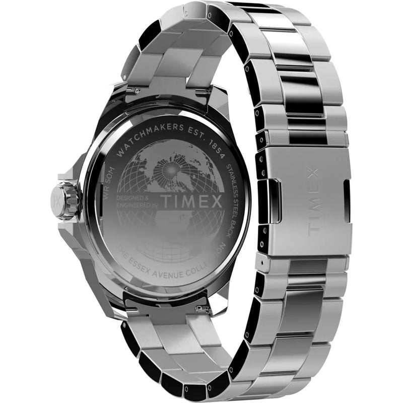 Timex Essex Ave Black Dial Watch TW2W92700