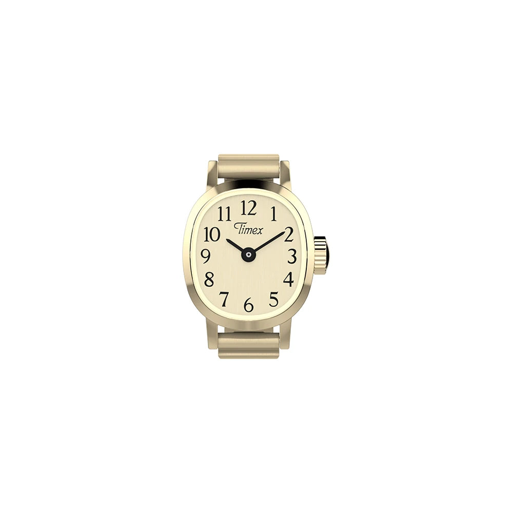 Timex Cavatina Gold Ring Watch TW2Y70800