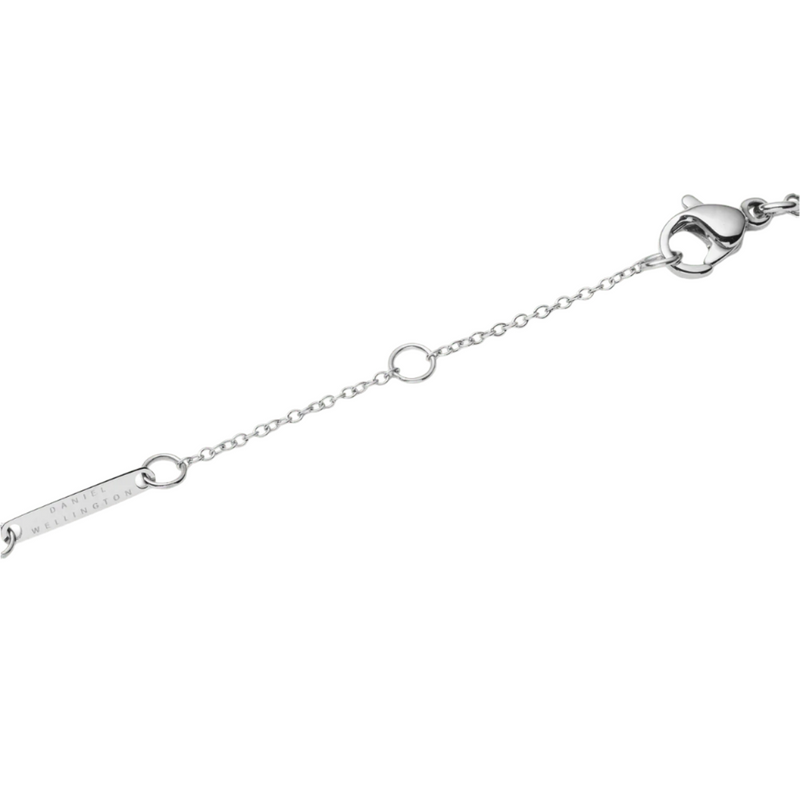 Daniel Wellington Audrey Black Agathe Silver Necklace DW00401457