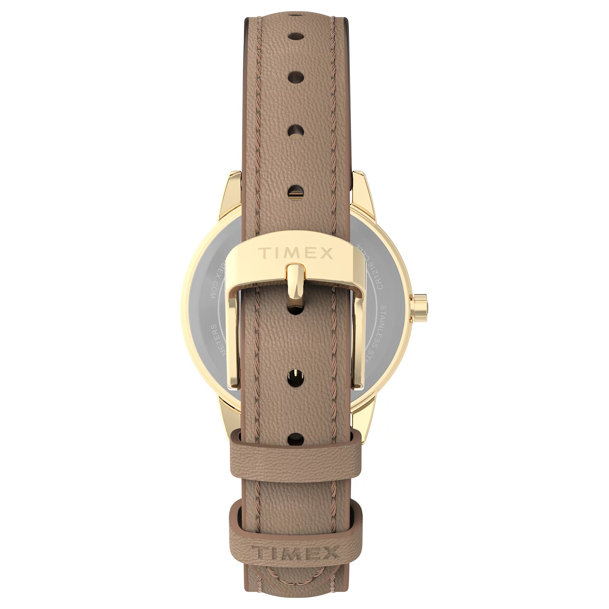 Timex Easy Reader Classic Brown Leather Strap Watch TW2W32400