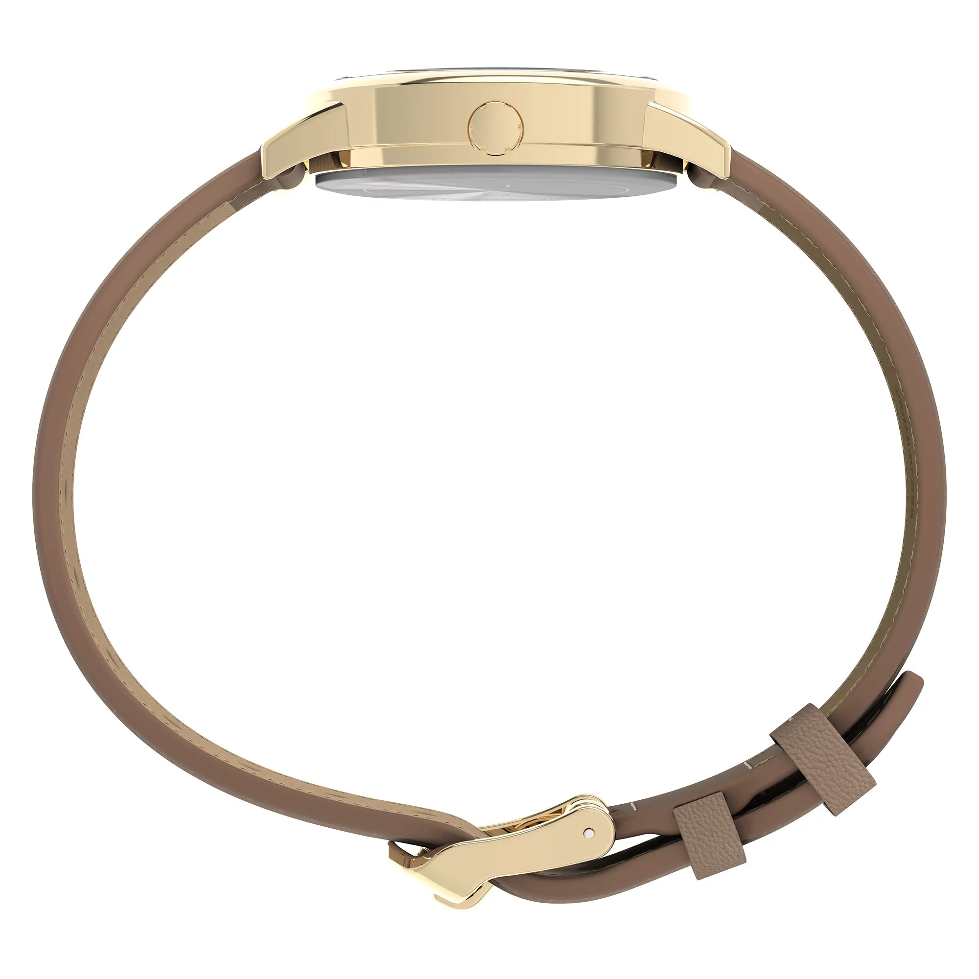 Timex Easy Reader Classic Brown Leather Strap Watch TW2W32400