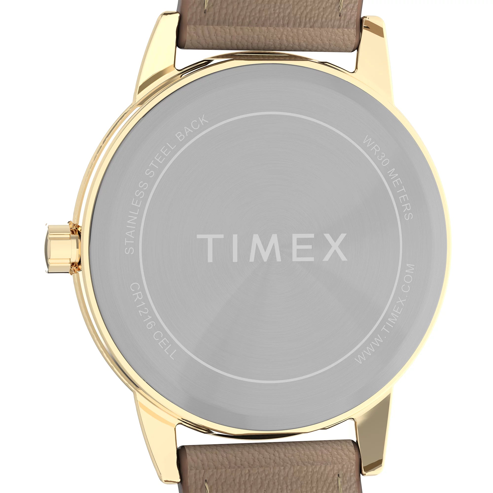 Timex Easy Reader Classic Brown Leather Strap Watch TW2W32400