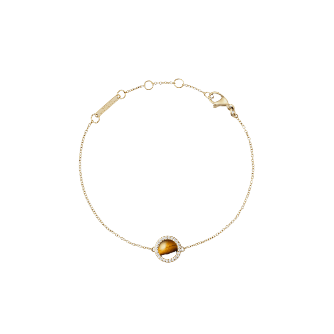 Daniel Wellington Audrey Tiger Eye Gold Bracelet DW00401427