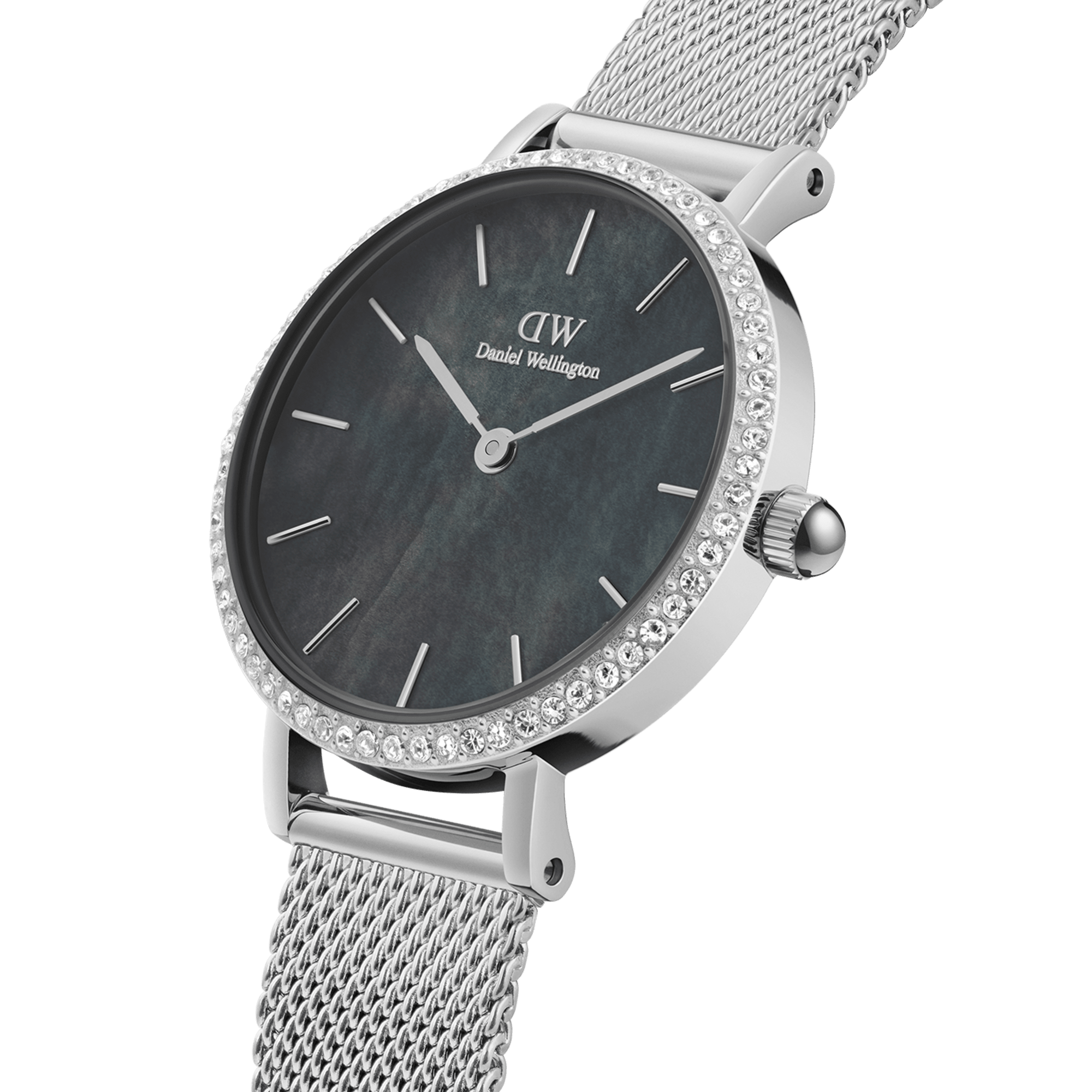 Daniel Wellington Petite 28mm Bezel Mesh Black Watch DW00100661