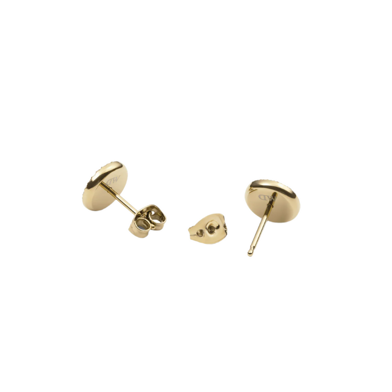 Daniel Wellington Audrey Black Agathe Gold Earrings DW00401408