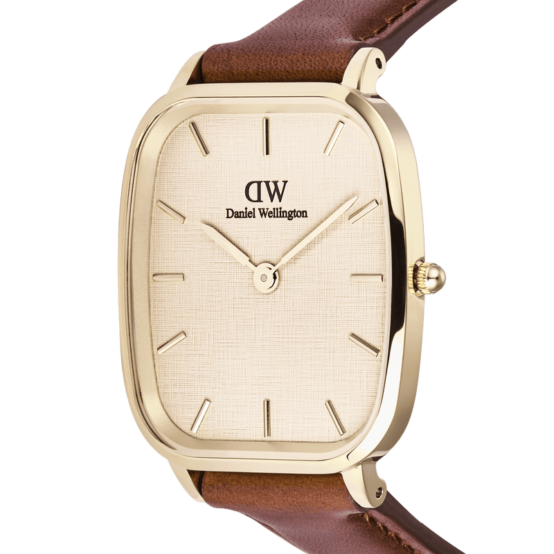 Daniel Wellington Marlon St Mawes Linen Gold Watch DW00100839