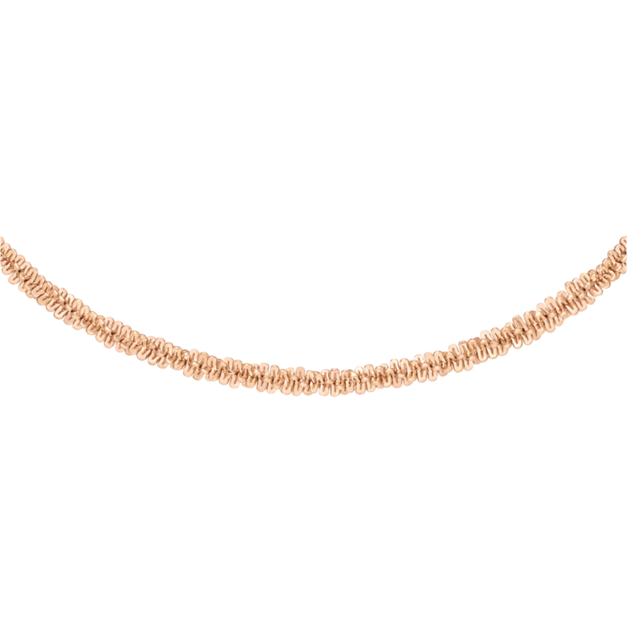 Daniel Wellington Twisted Chain Necklace 40-44cm Rose Gold DW00400562