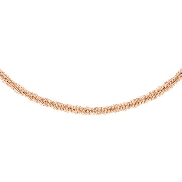 Daniel Wellington Twisted Chain Necklace 40-44cm Rose Gold DW00400562