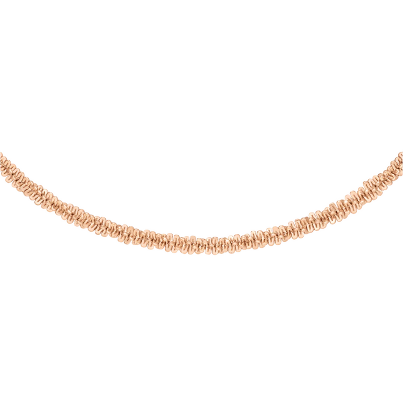 Daniel Wellington Twisted Chain Necklace 40-44cm Rose Gold DW00400562
