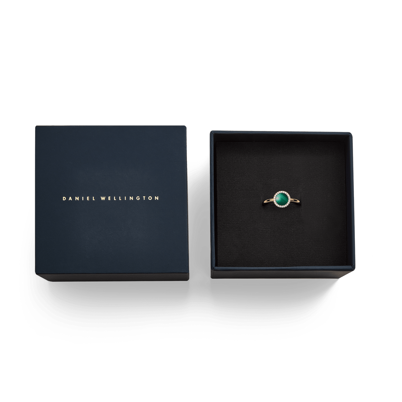 Daniel Wellington Audrey Malachite Rose Gold Ring
