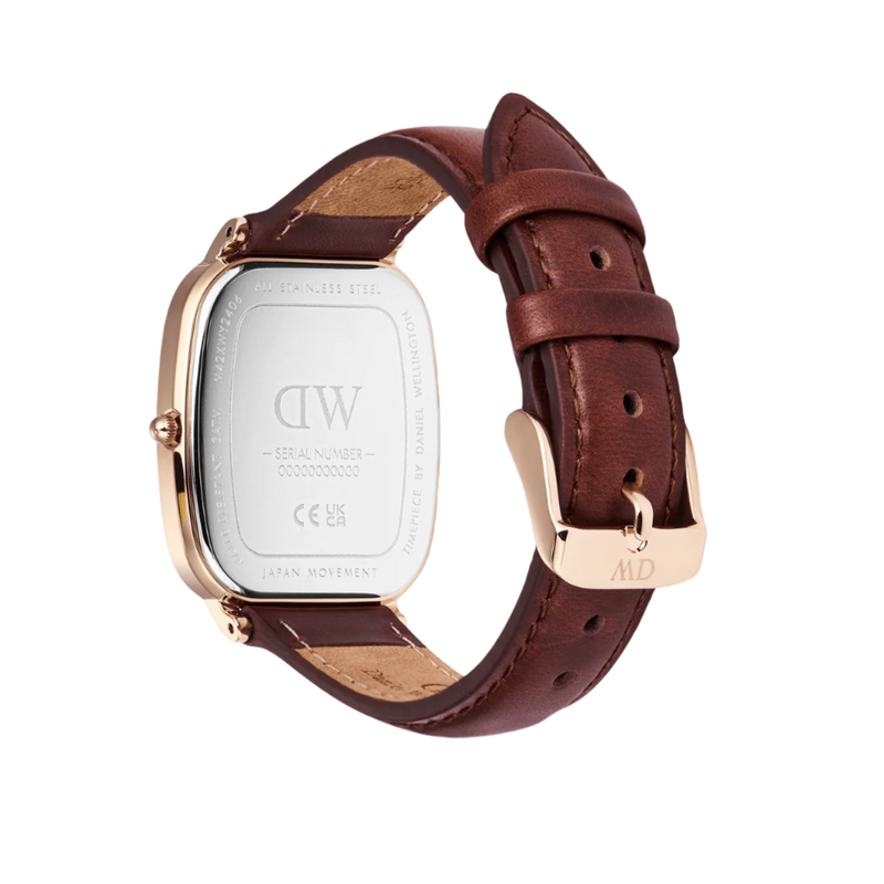 Daniel Wellington Marlon St Mawes Vintage Linen Pattern Dial Watch DW00100816