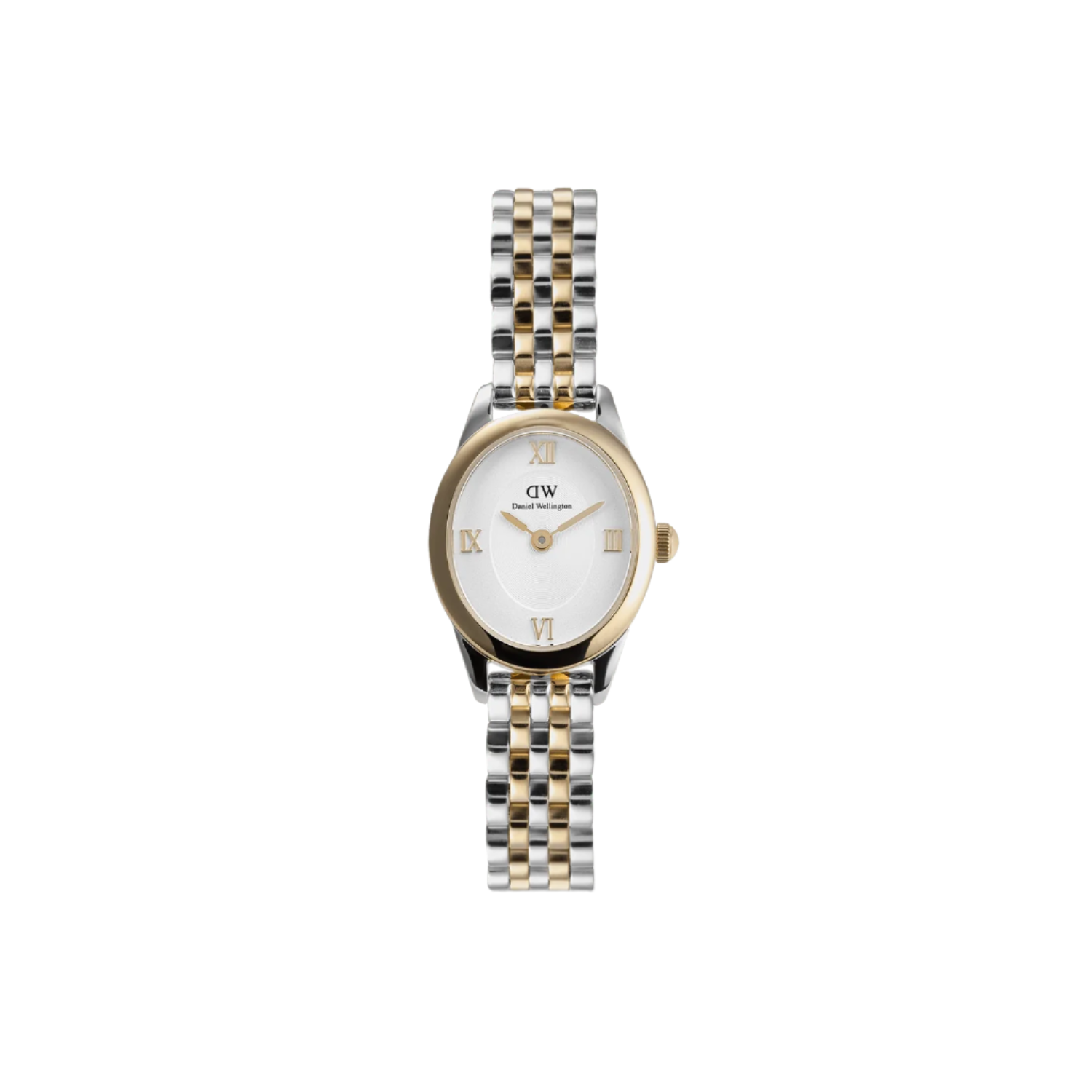 Daniel Wellington Ophelia Mini Beans Link White Dial Watch DW00100811
