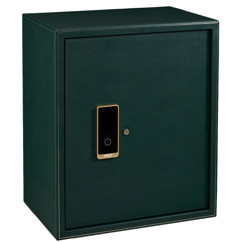 Wolf The Den 8 Piece Watch Winder Safe Green 430841 front packshot
