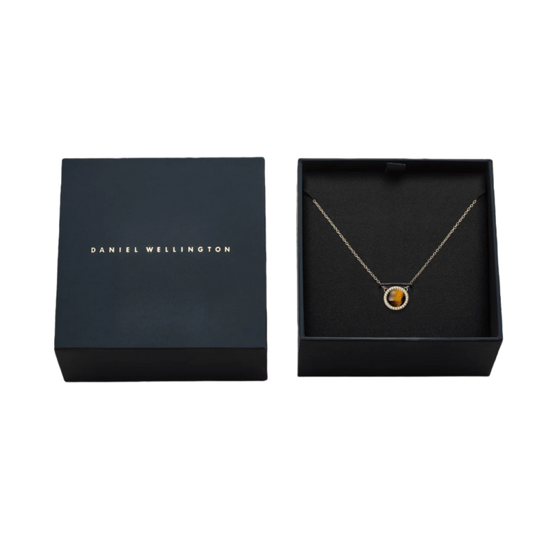 Daniel Wellington Audrey Tiger Eye Gold Necklace DW00401445
