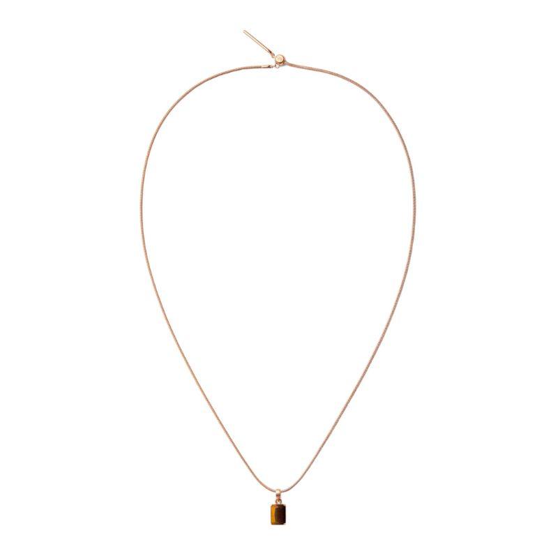 Daniel Wellington Tiger eye Octagon Rose Gold Charm DW00401468