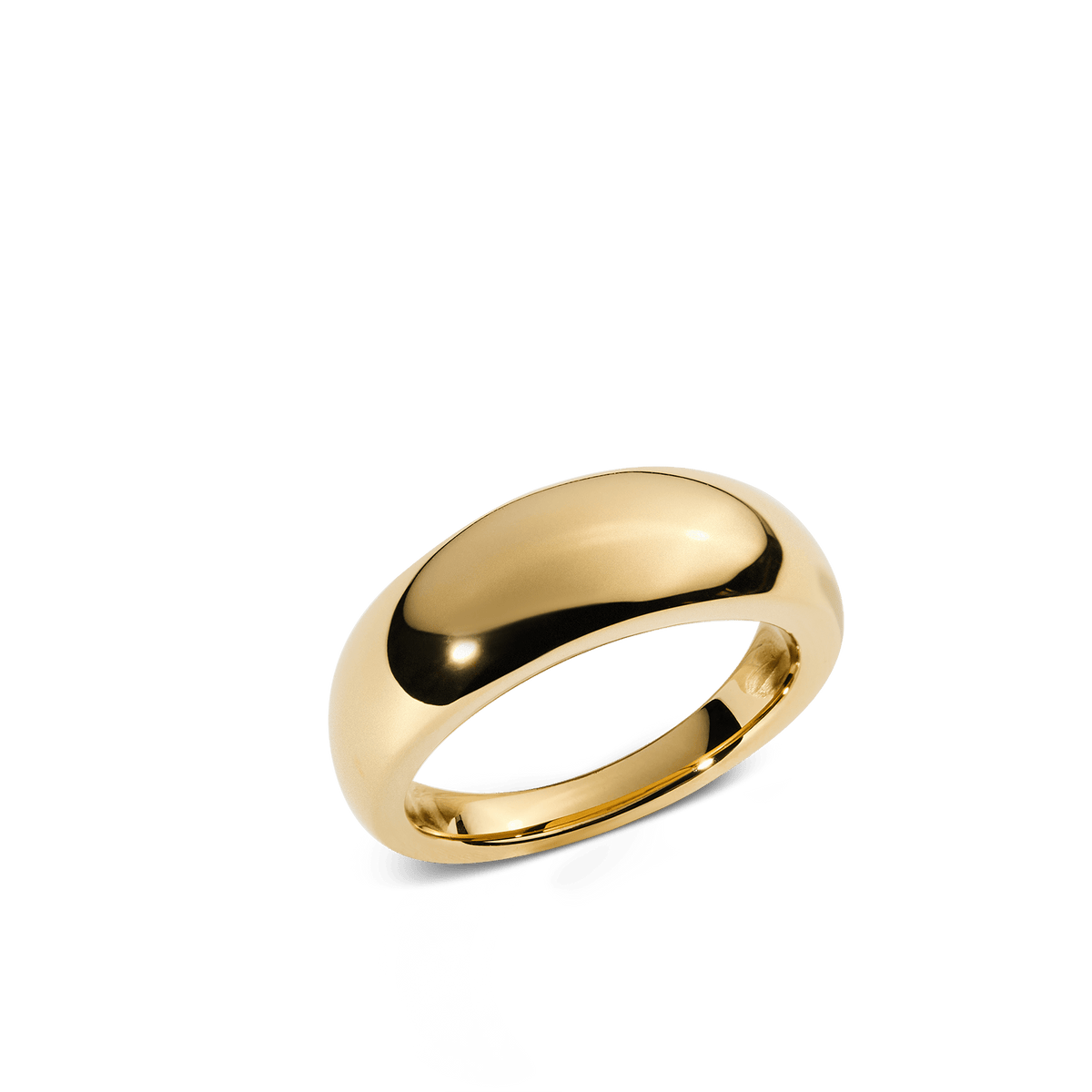 Daniel Wellington Flow Ring 8mm Gold in recycled stainless steel