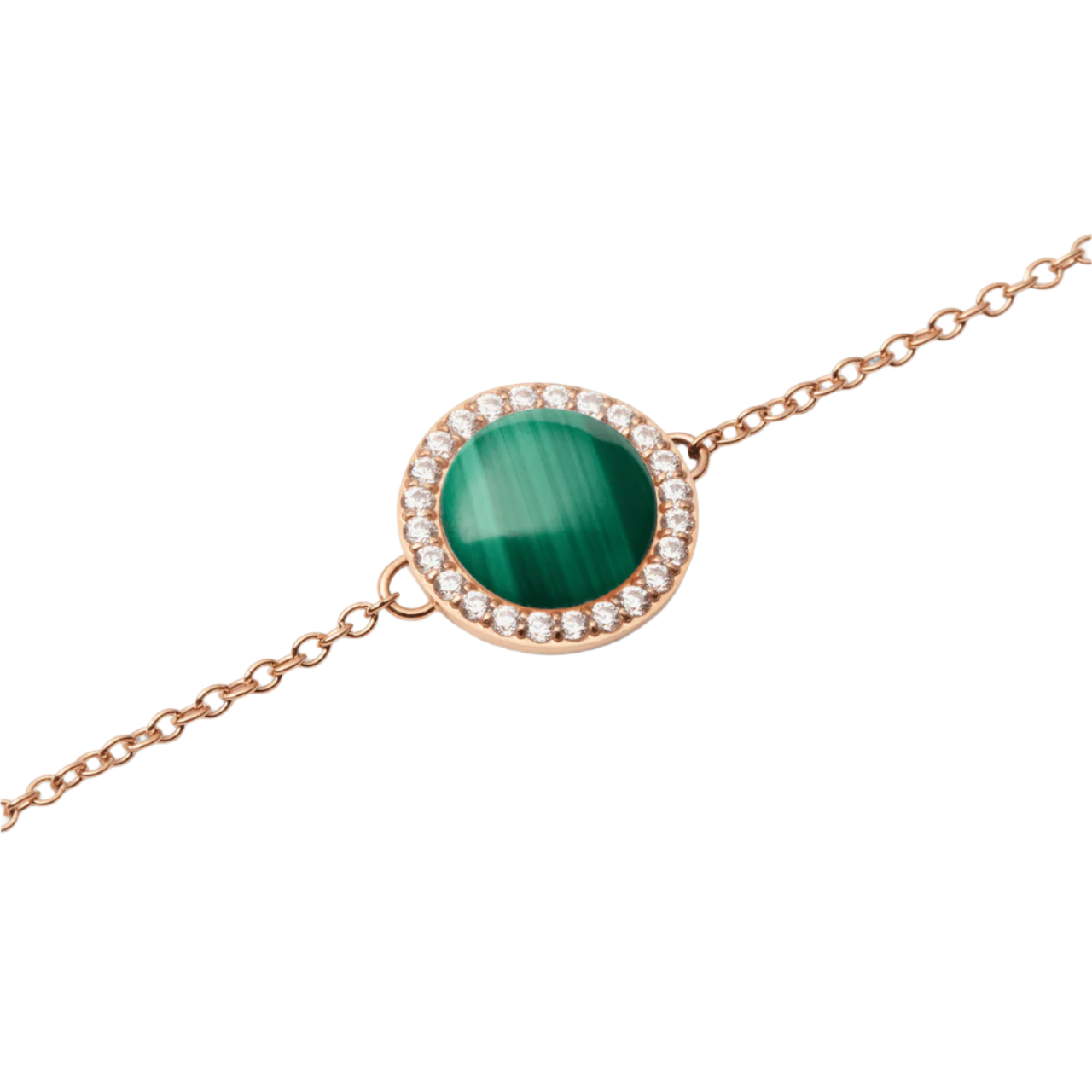 Daniel Wellington Audrey Malachite Rose Gold Bracelet DW00401431