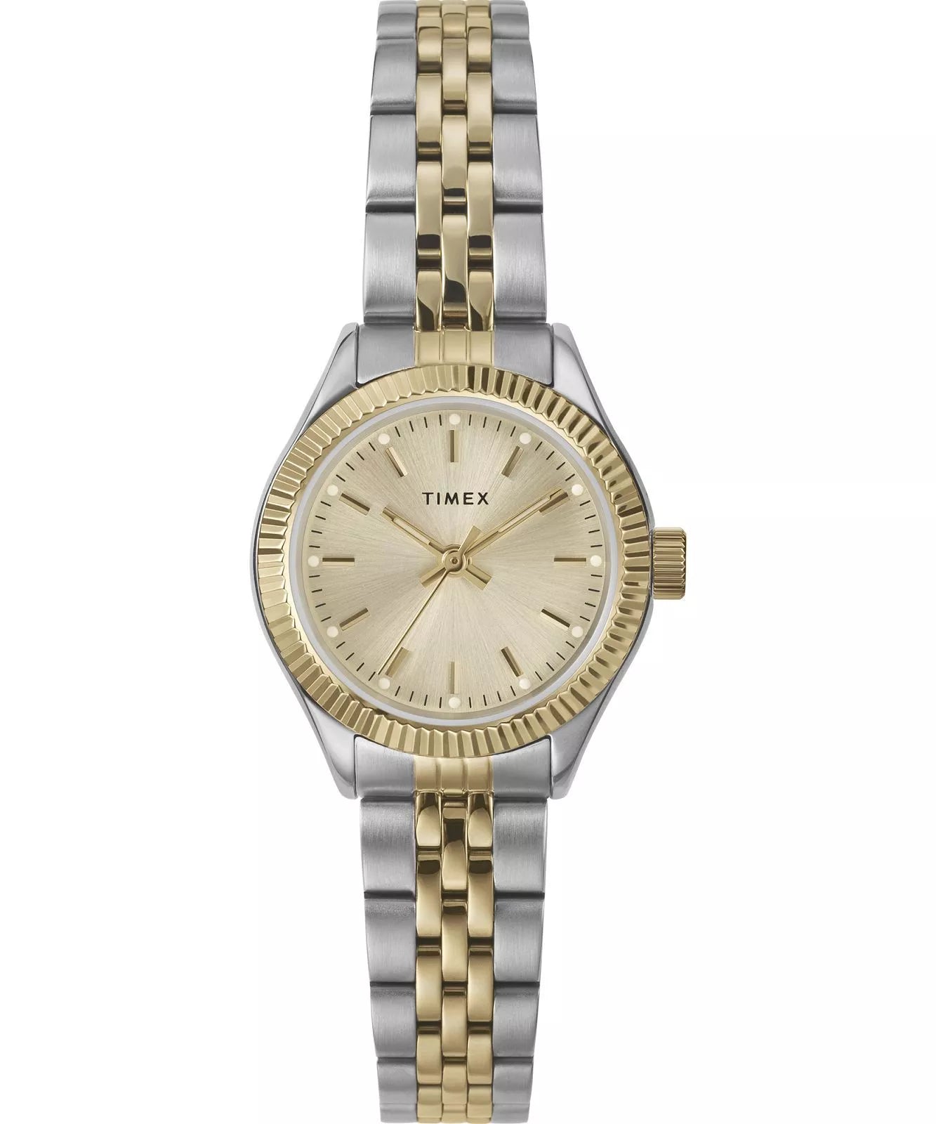 Timex Legacy Mini Gold Dial Two Toned Stainless Steel Quartz Watch TW2W90900