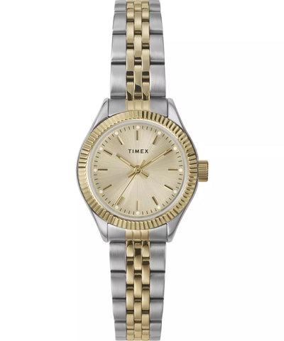 Timex Legacy Mini Gold Dial Two Toned Stainless Steel Quartz Watch TW2W90900