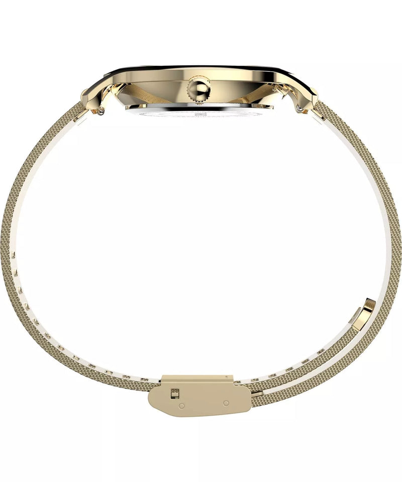 Timex Transcend 31mm Gold-tone Case and Bracelet with Green Dial TW2W87300