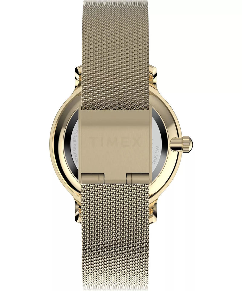 Timex Transcend 31mm Gold-tone Case and Bracelet with Green Dial TW2W87300