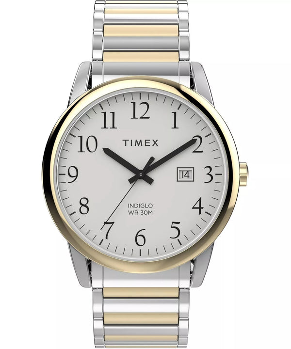 Timex Easy Reader 40mm White Dial Two Tone Watch TW2W52100