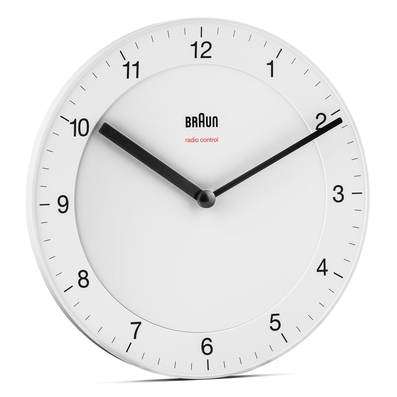 Braun Classic Analogue 20cm Wall Clock White