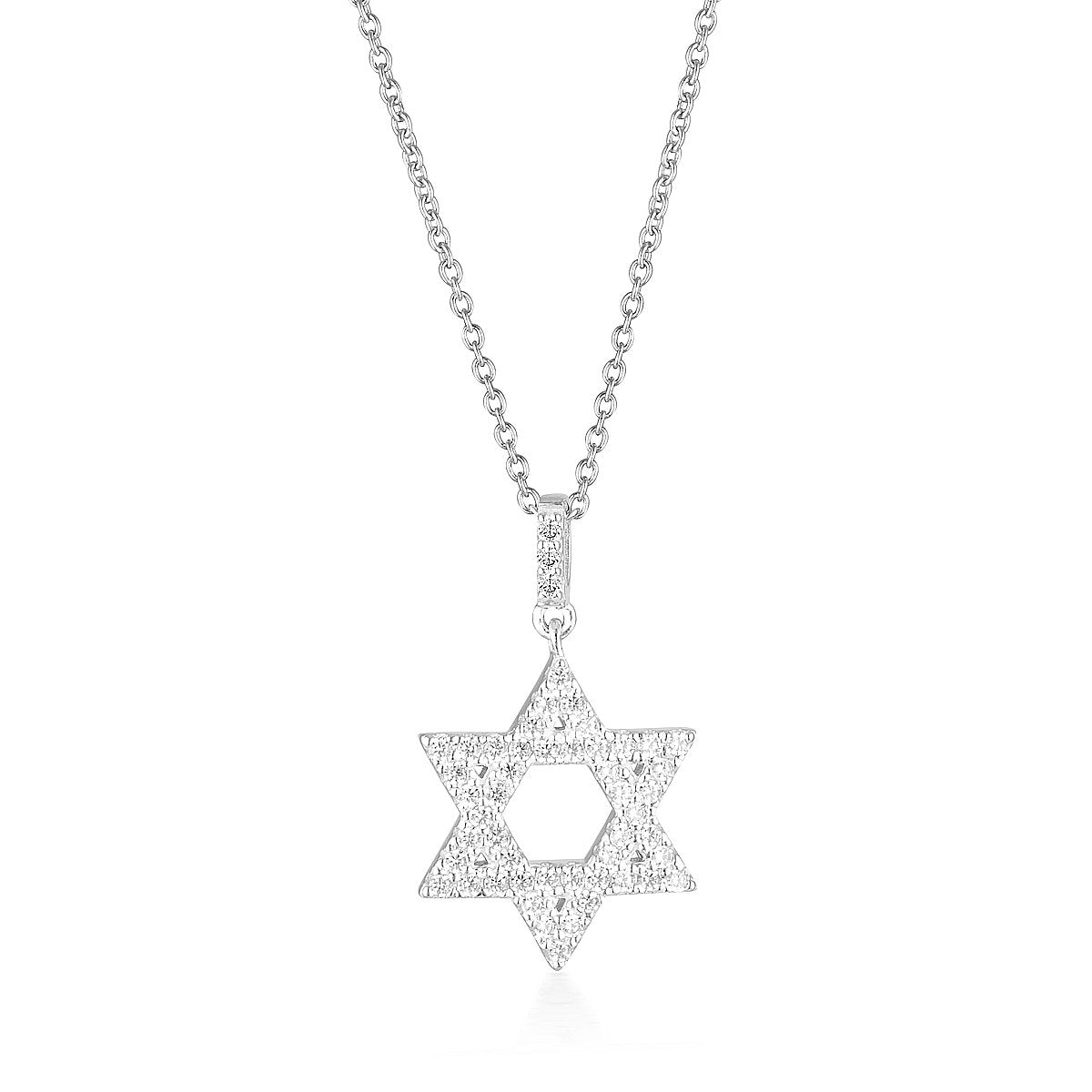GEORGINI ROCK STAR STAR OF DAVID SILVER PENDANT