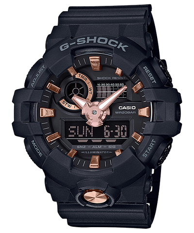 Casio G-Shock Ga-710B-1A4 Illuminator 200M Analog Digital Mens Watch