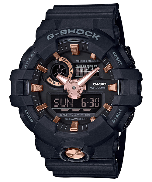 Casio G-Shock Ga-710B-1A4 Illuminator 200M Analog Digital Mens Watch