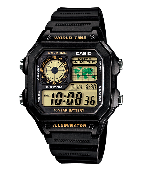 Casio Youth Series Digital World Time
