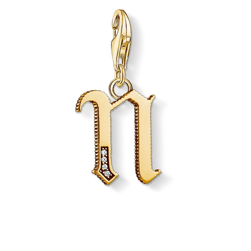 Thomas Sabo Charm Pendant "Letter N Gold"