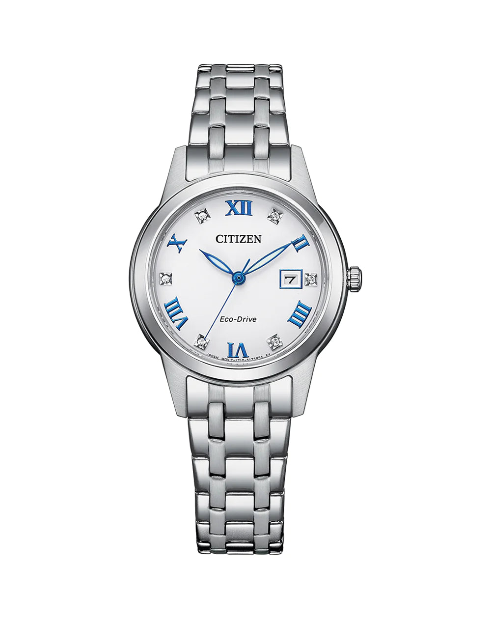 Citizen Eco Drive White Dial Womens Watch FE1240-81A