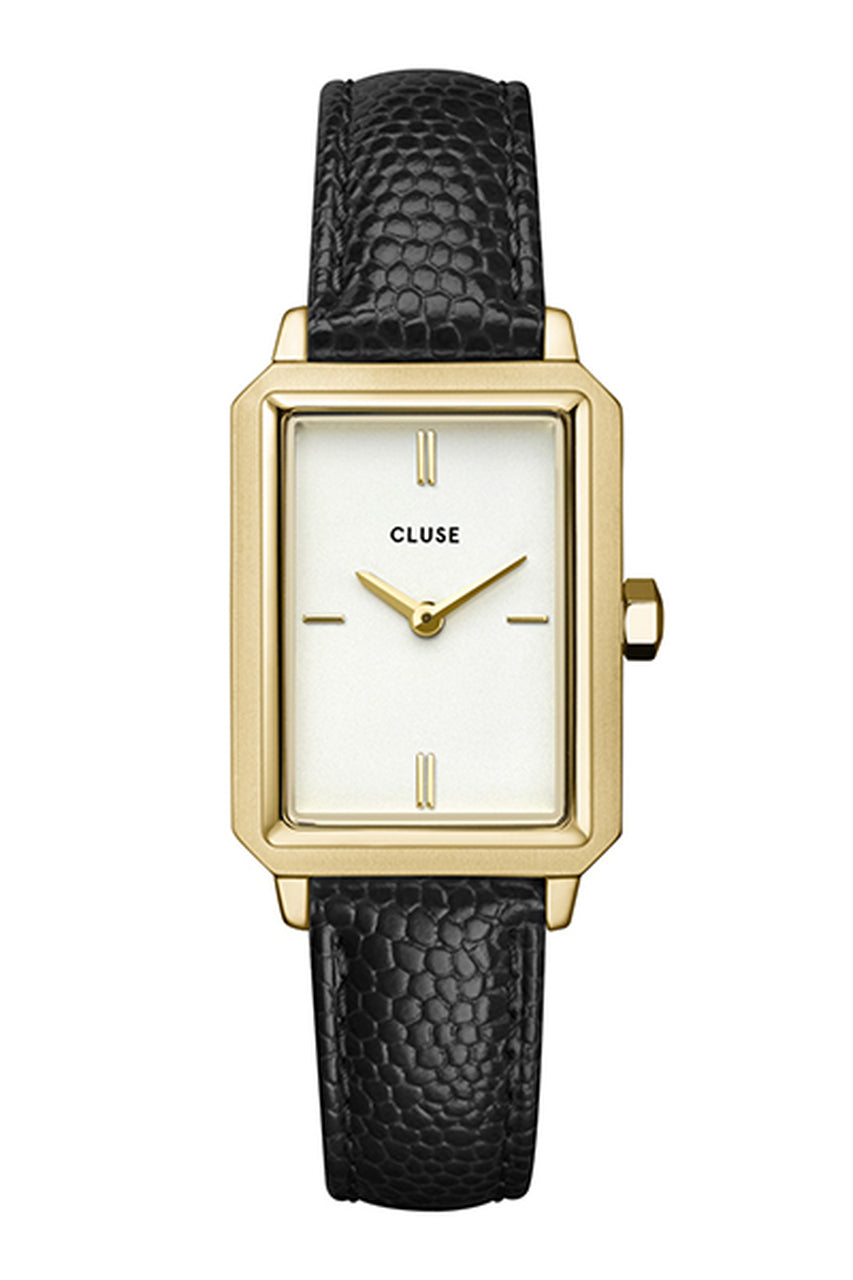 Cluse Fluette Gold White/Black Lizard CW11504 – Watch Direct