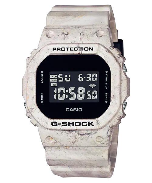 Baby-G Digital 5600 Series Marble Resin Band Watch DW5600WM-5D