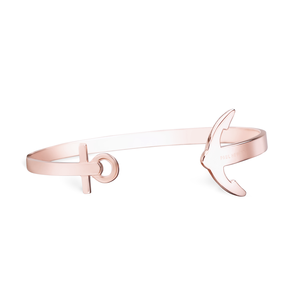 Paul Hewitt Ancuff Rose Gold Bracelet - S