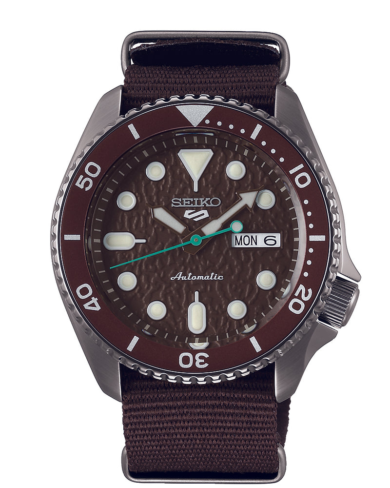 Seiko Sports Automatic Brown Dial Watch SRPD85P9