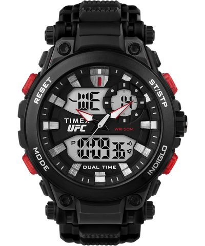 Timex UFC Impact 50mm Resin Strap Watch TW5M52800