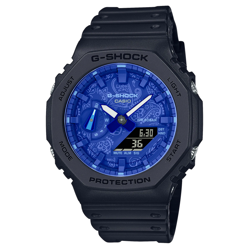 G-Shock Digital Analog Black Resin Band Watch GA2100BP-1A