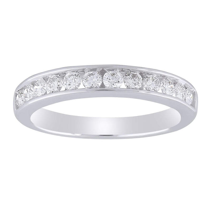 Band Ring with 0.5ct Diamond In 9K Gold