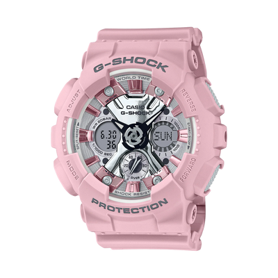 G-Shock Neo Pink Resin Band Watch GMAS120NP-4A